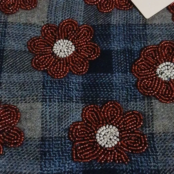 NWT ANTHROPOLOGIE BEADED BAG /NOTE BOOK - Picture 2 of 15